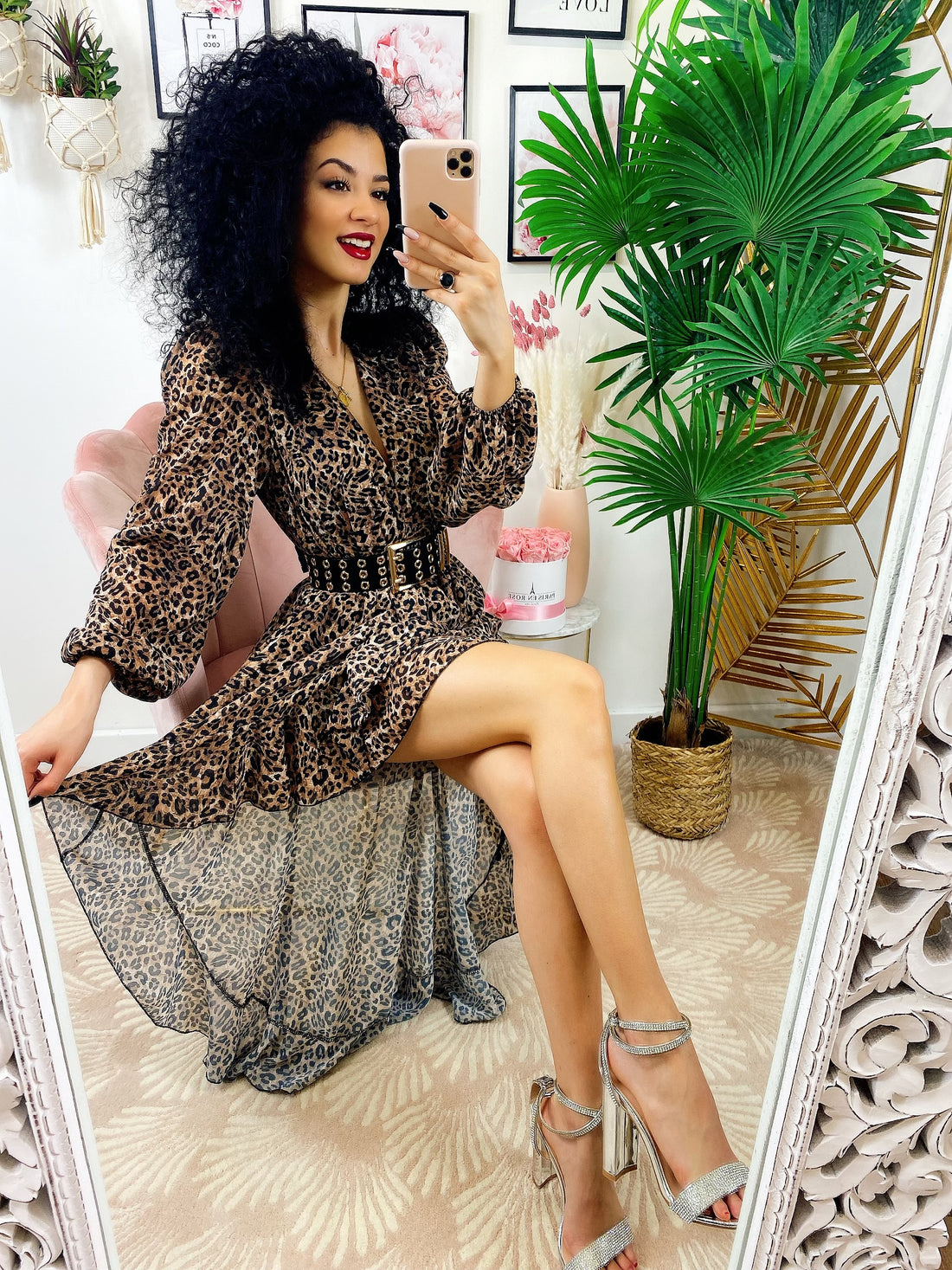 Abito maculato con gonna asimmetrica - R.a. Boutique 