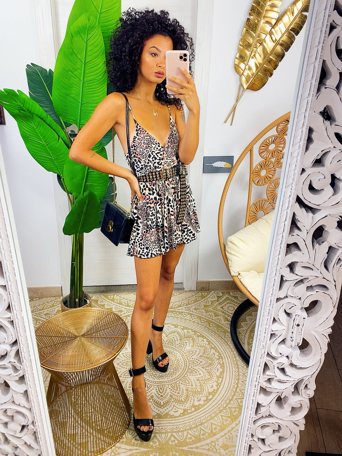 Tutina maculata scollo incrociato - R.a. Boutique 