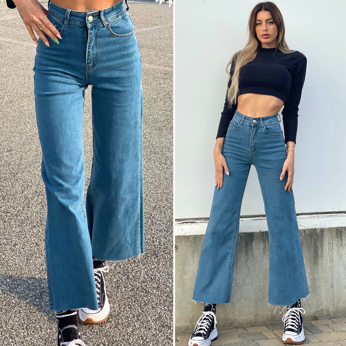 Jeans wide leg easy - R.a. Boutique 
