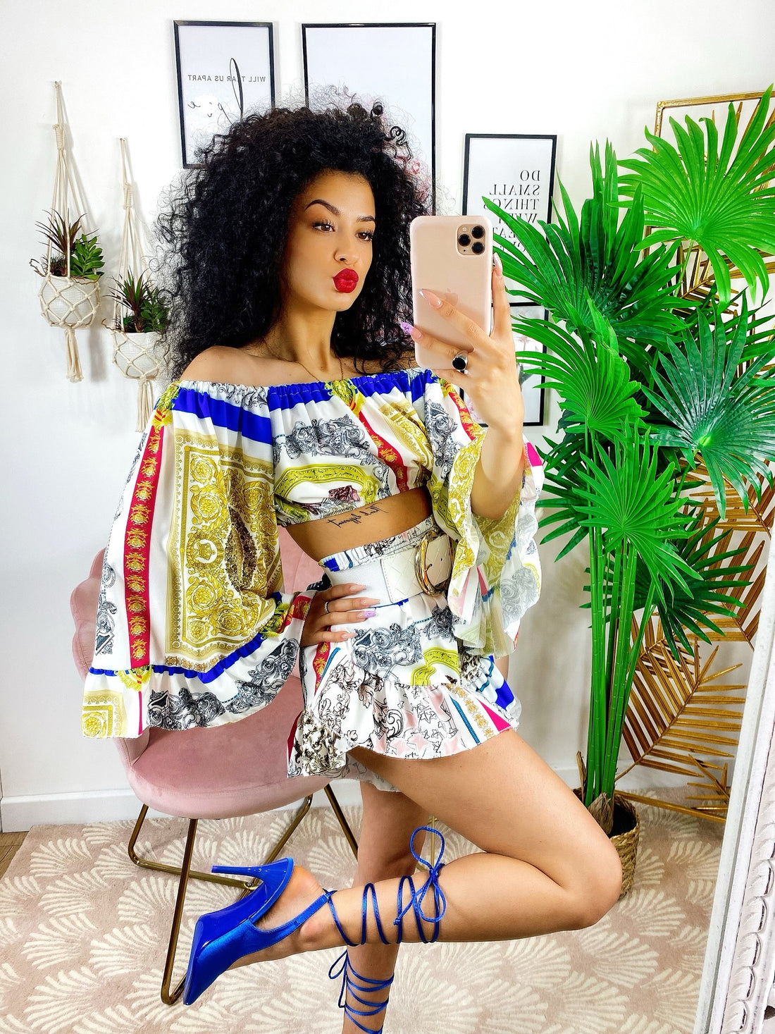 Completo Etnico base Blu - R.a. Boutique 