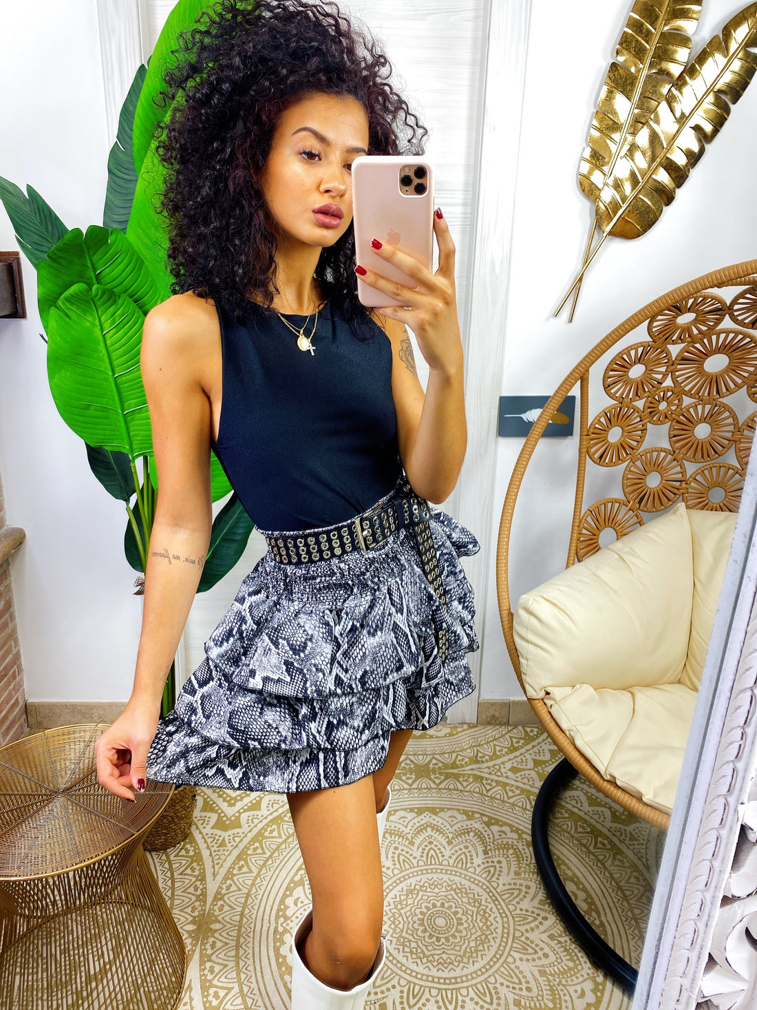 Gonna sui toni del grigio - R.a. Boutique 