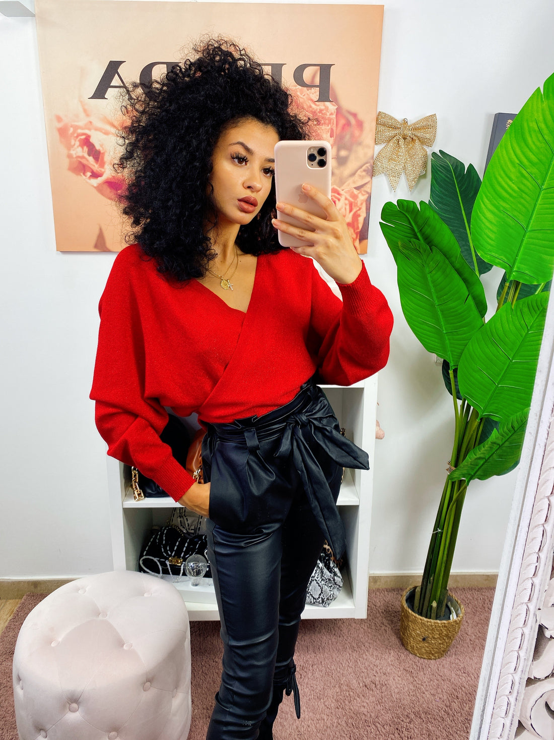 Maglioncino glitter con balza - R.a. Boutique 