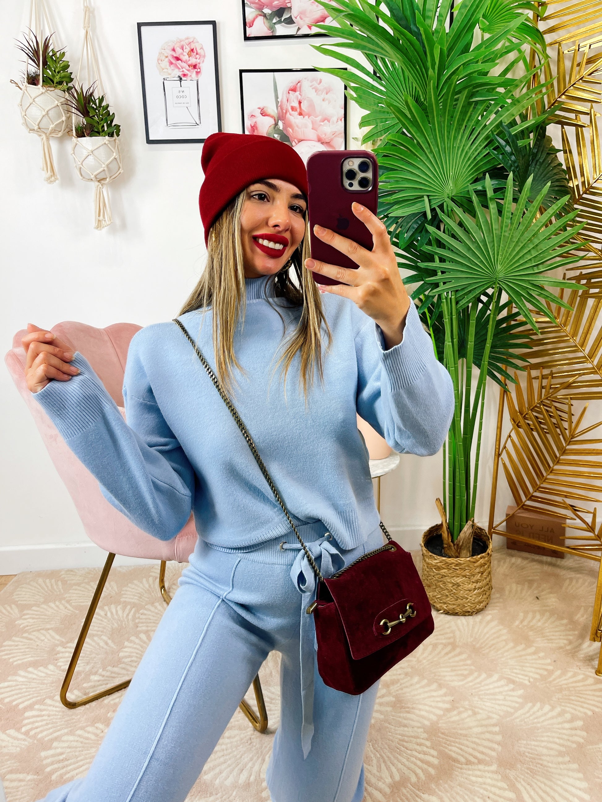 Cappello bordeaux - R.a. Boutique 