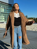 Cappotto Teddy Camel e pochette - R.a. Boutique 