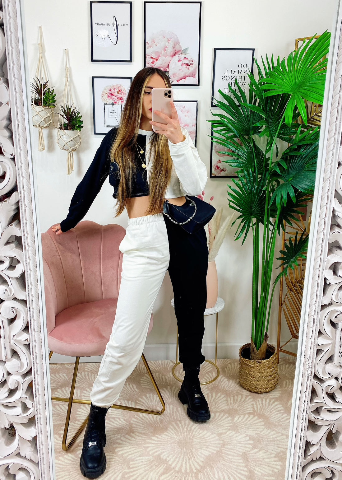 Tuta sportiva Bicolor Nera - R.a. Boutique 