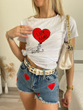 T-shirt heart - R.a. Boutique 