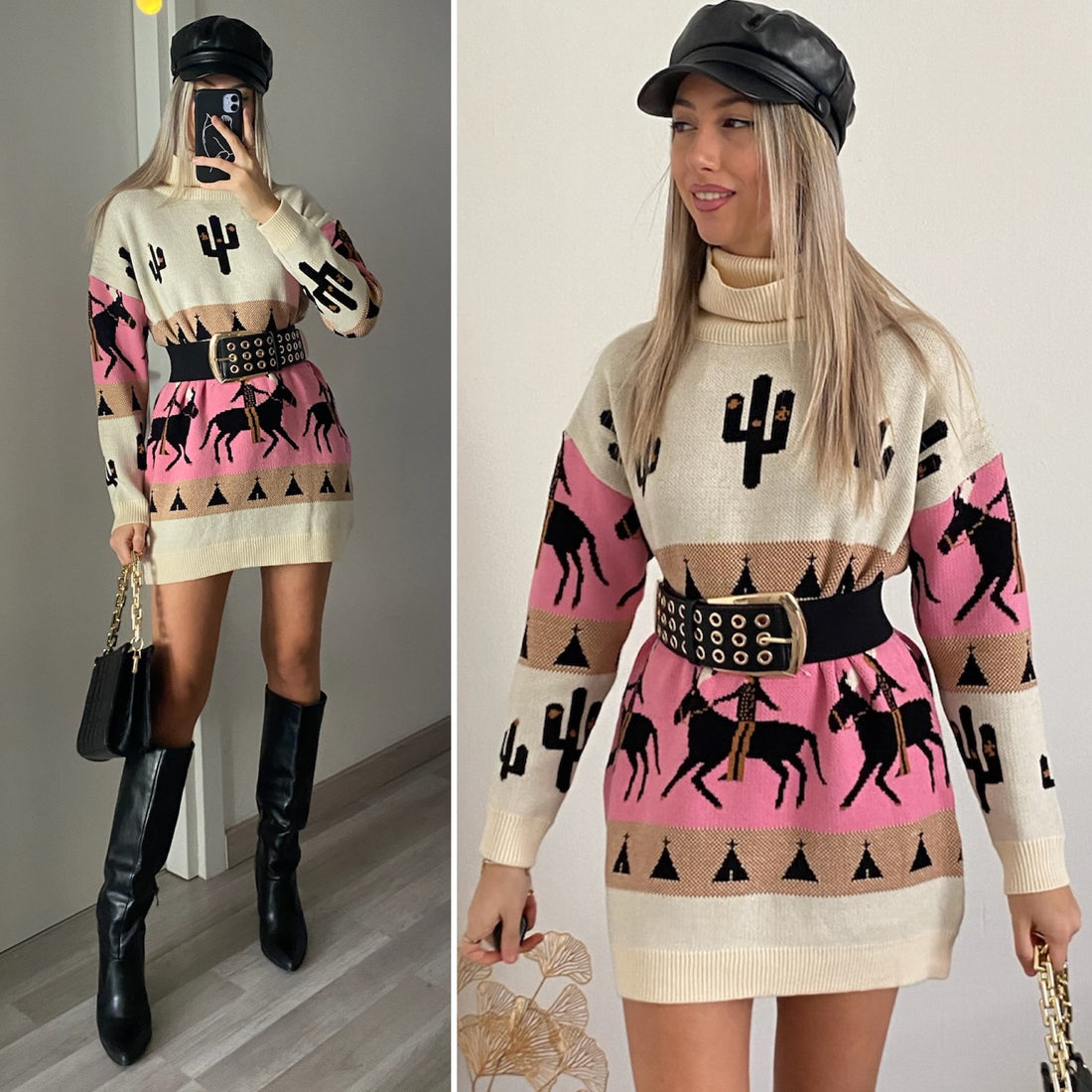 Cinturone occhielli oro e elastico - R.a. Boutique 