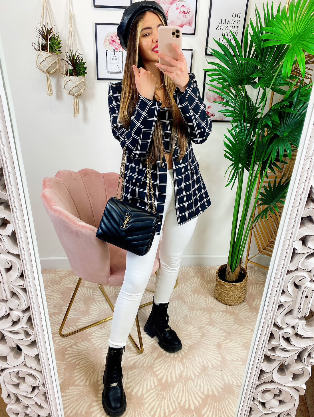 Giacca a quadri top compreso - R.a. Boutique 