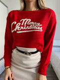 Maglione Merry Christmas rosso - R.a. Boutique 