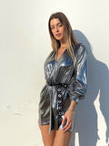 Abito glam night silver - R.a. Boutique 
