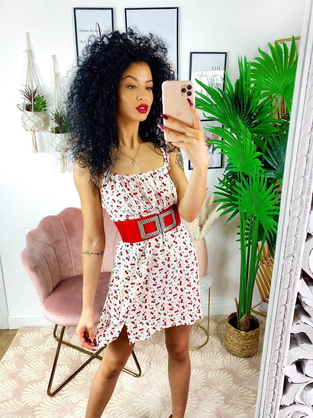 Cintura elastica rossa - R.a. Boutique 