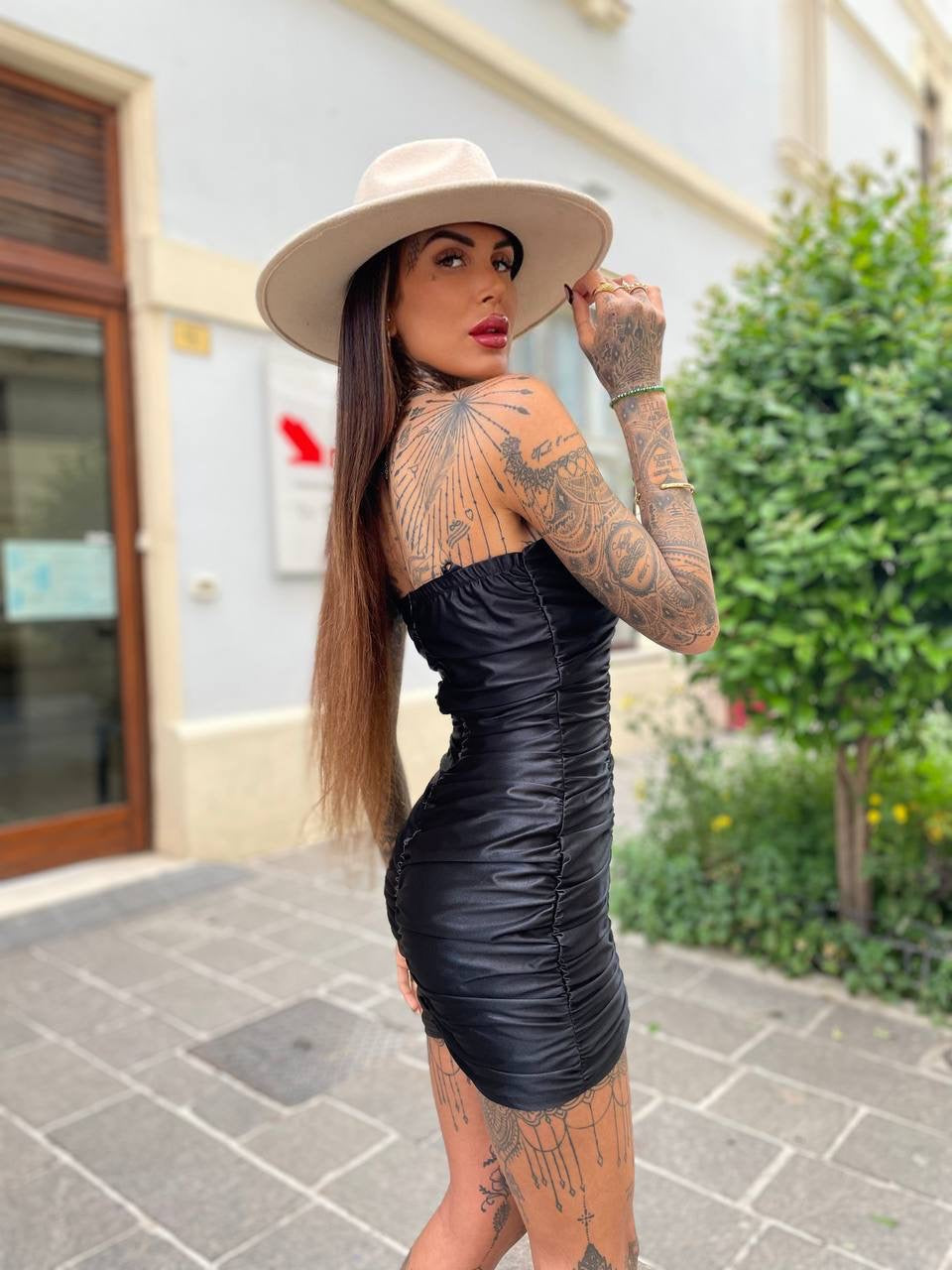 Abito a fascia nero - R.a. Boutique 