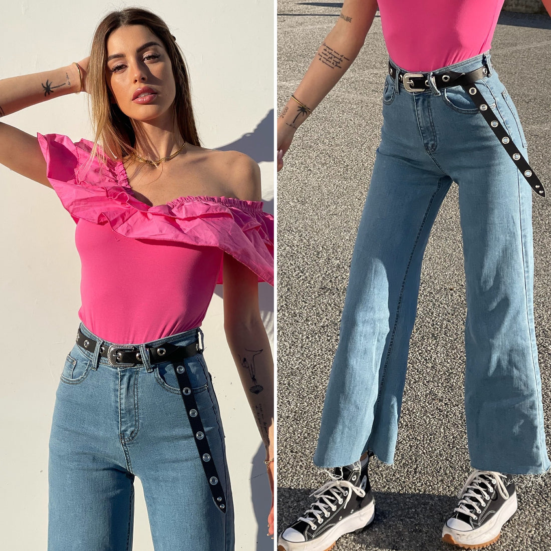 Jeans wide leg easy - R.a. Boutique 