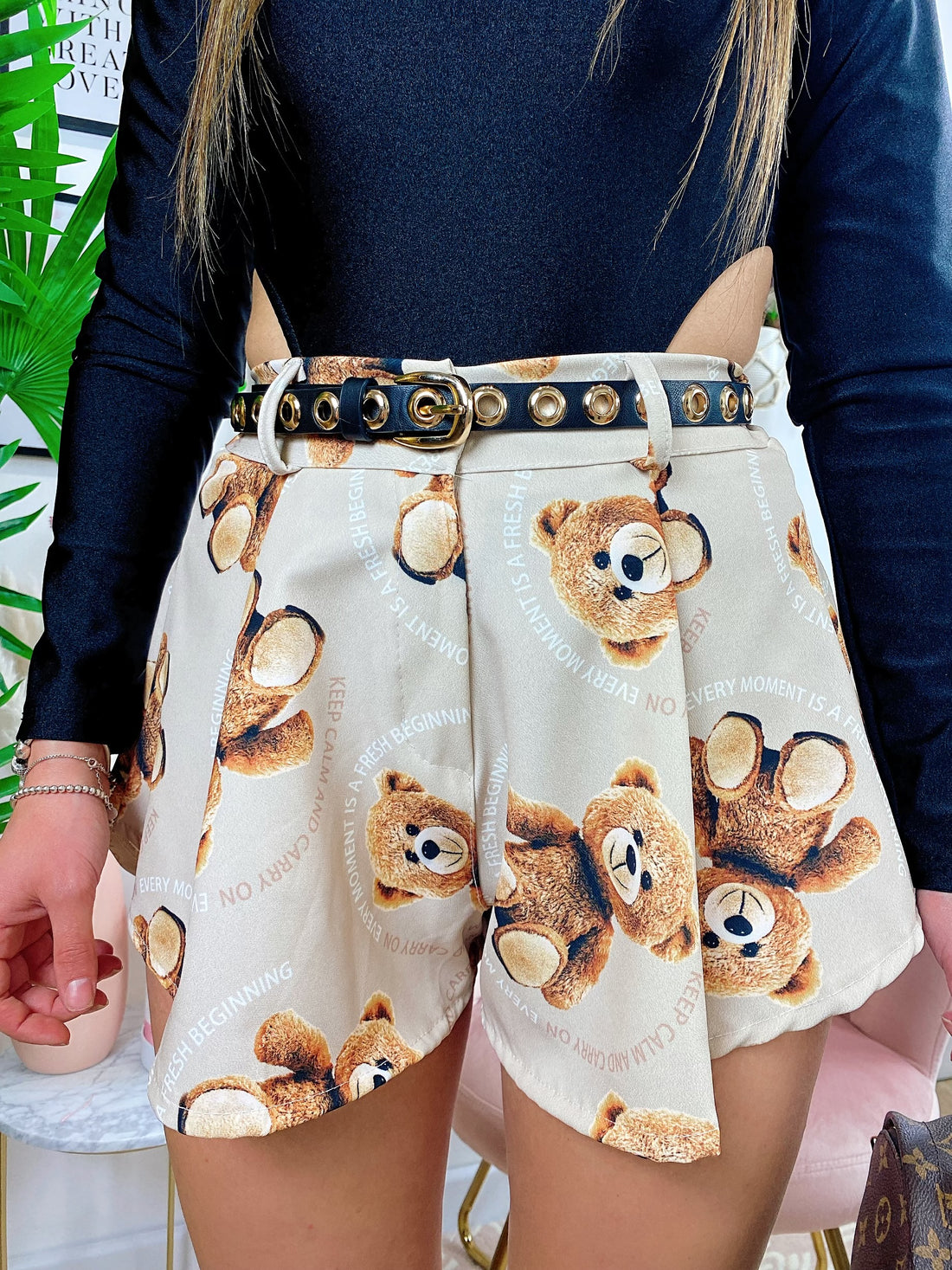 Short con Orsetti beige - R.a. Boutique 