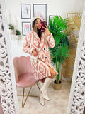 Cappotto Teddy bianco rosa - R.a. Boutique 