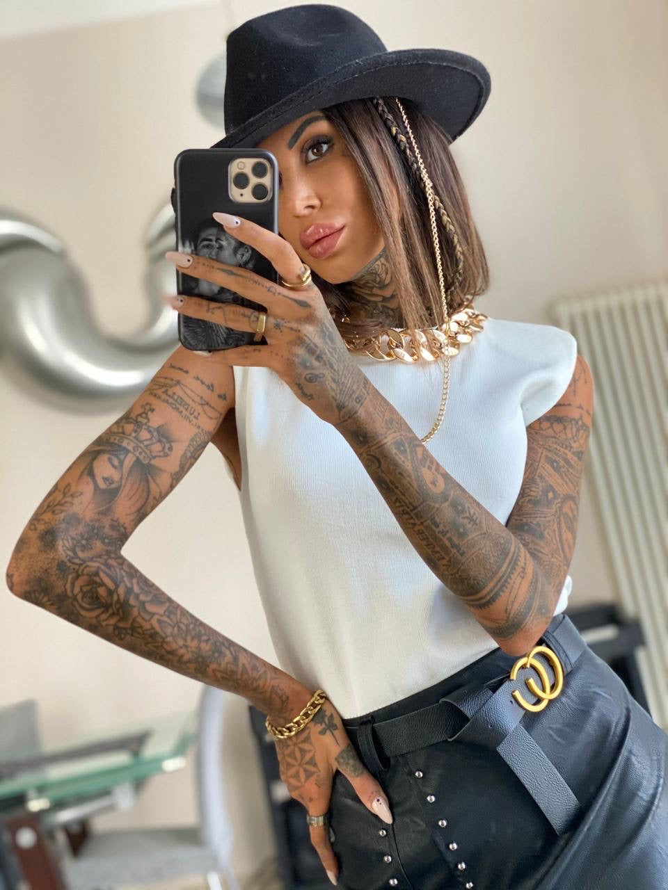 Canotta con catena - R.a. Boutique 