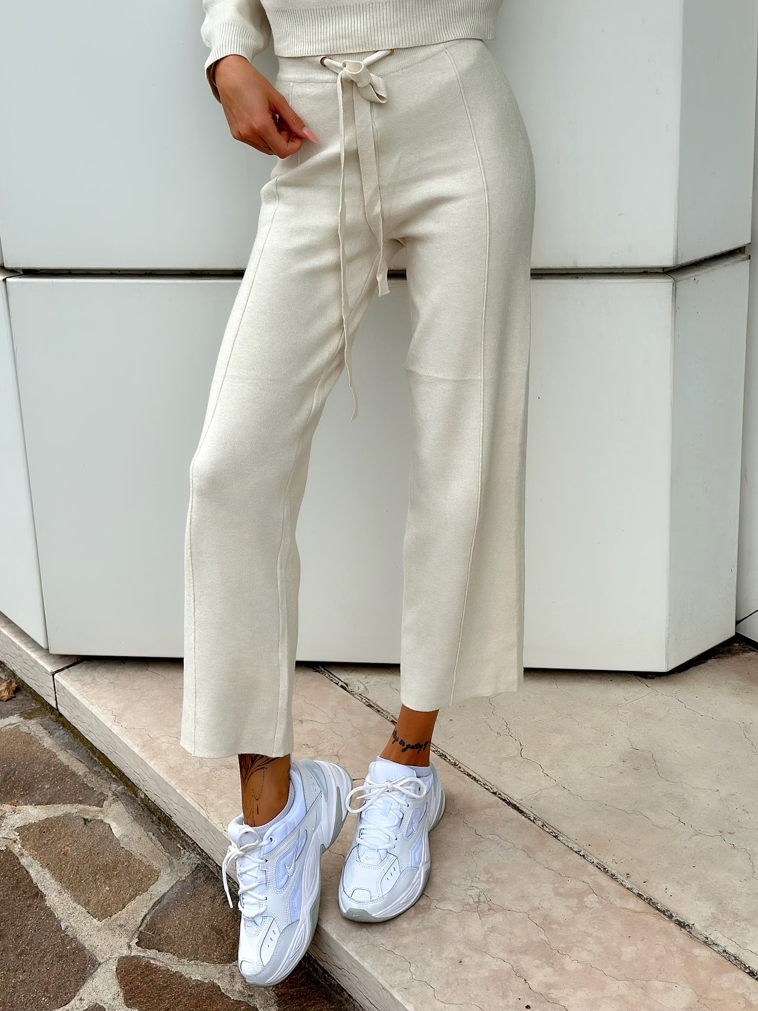 Completo Maglia e pantalone quality beige - R.a. Boutique 