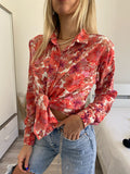 Camicia floreale corallo - R.a. Boutique 