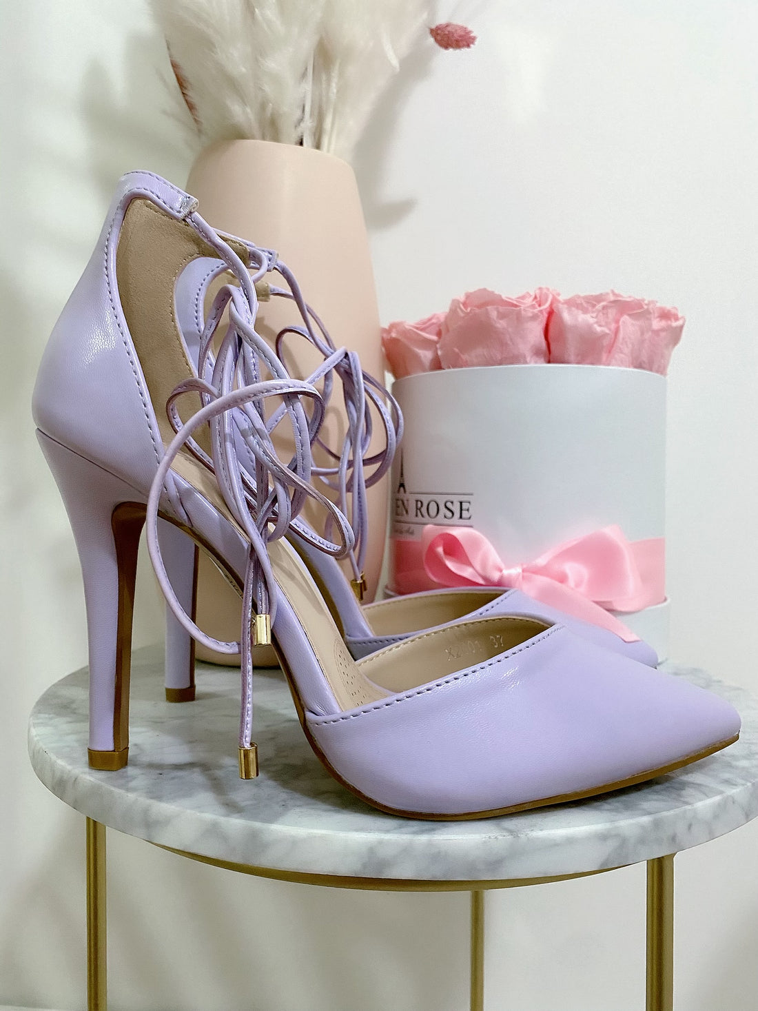 Tacco Lilla con incrocio - R.a. Boutique 