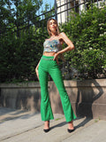 Pantalone a zampa verde - R.a. Boutique 