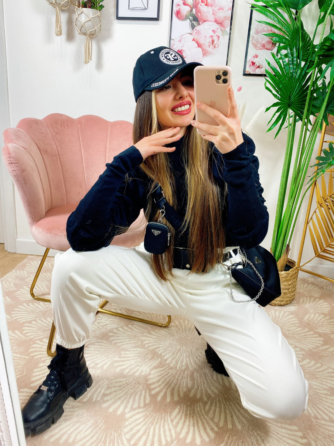 Maglioncino con arricciatura manica bombata - R.a. Boutique 