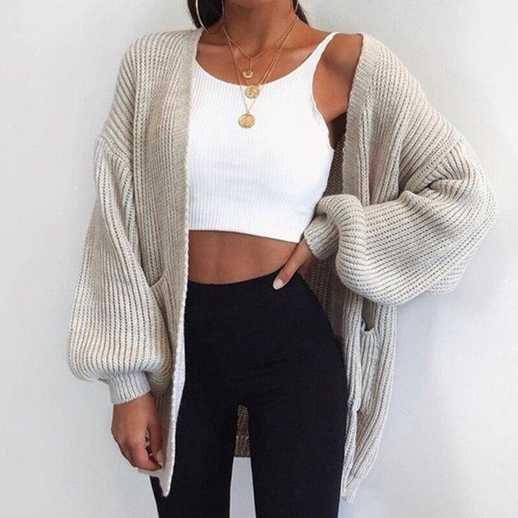 Cardigan lungo morbido beige - R.a. Boutique 