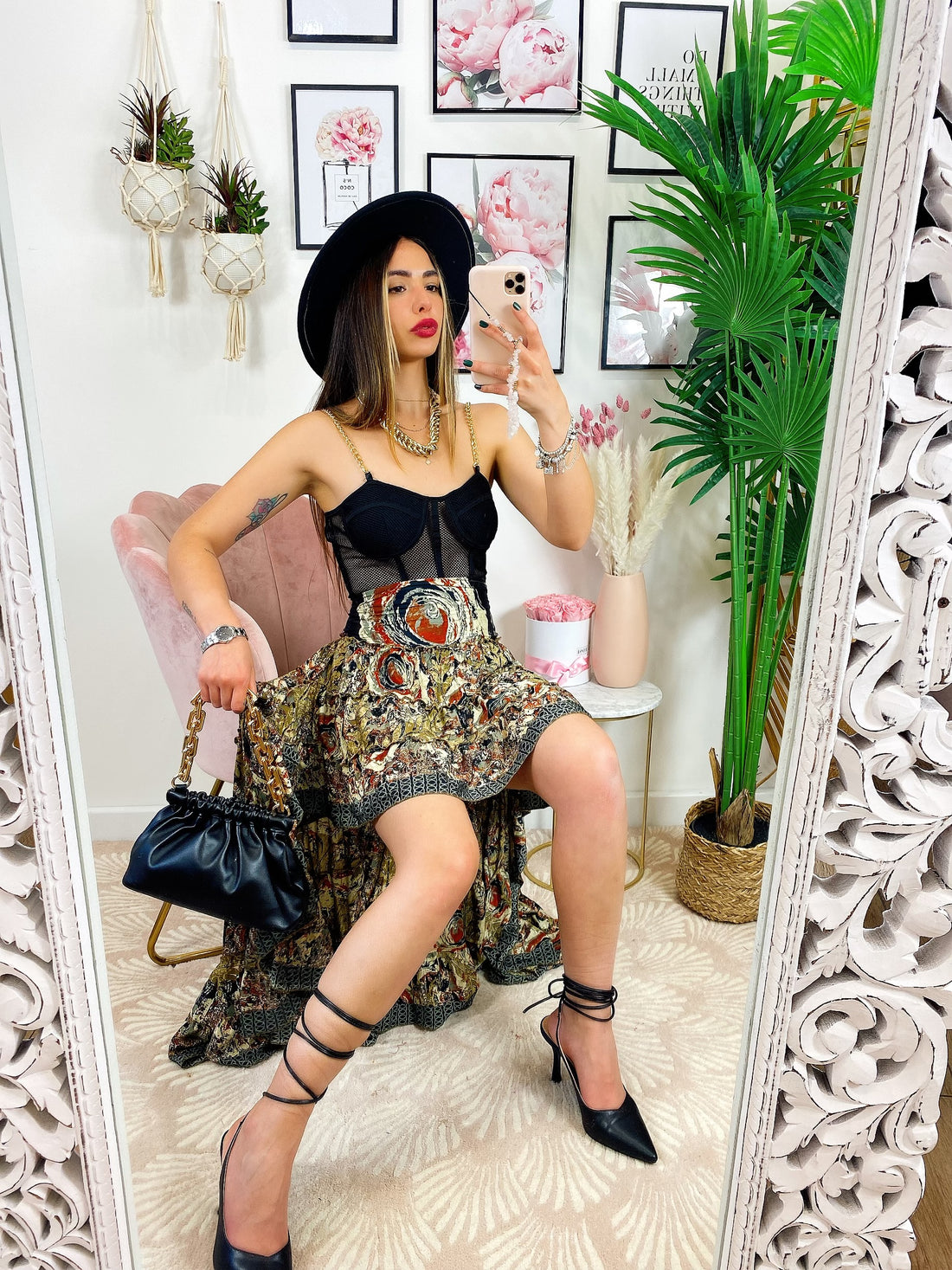 Gonna asimmetrica potrait - R.a. Boutique 