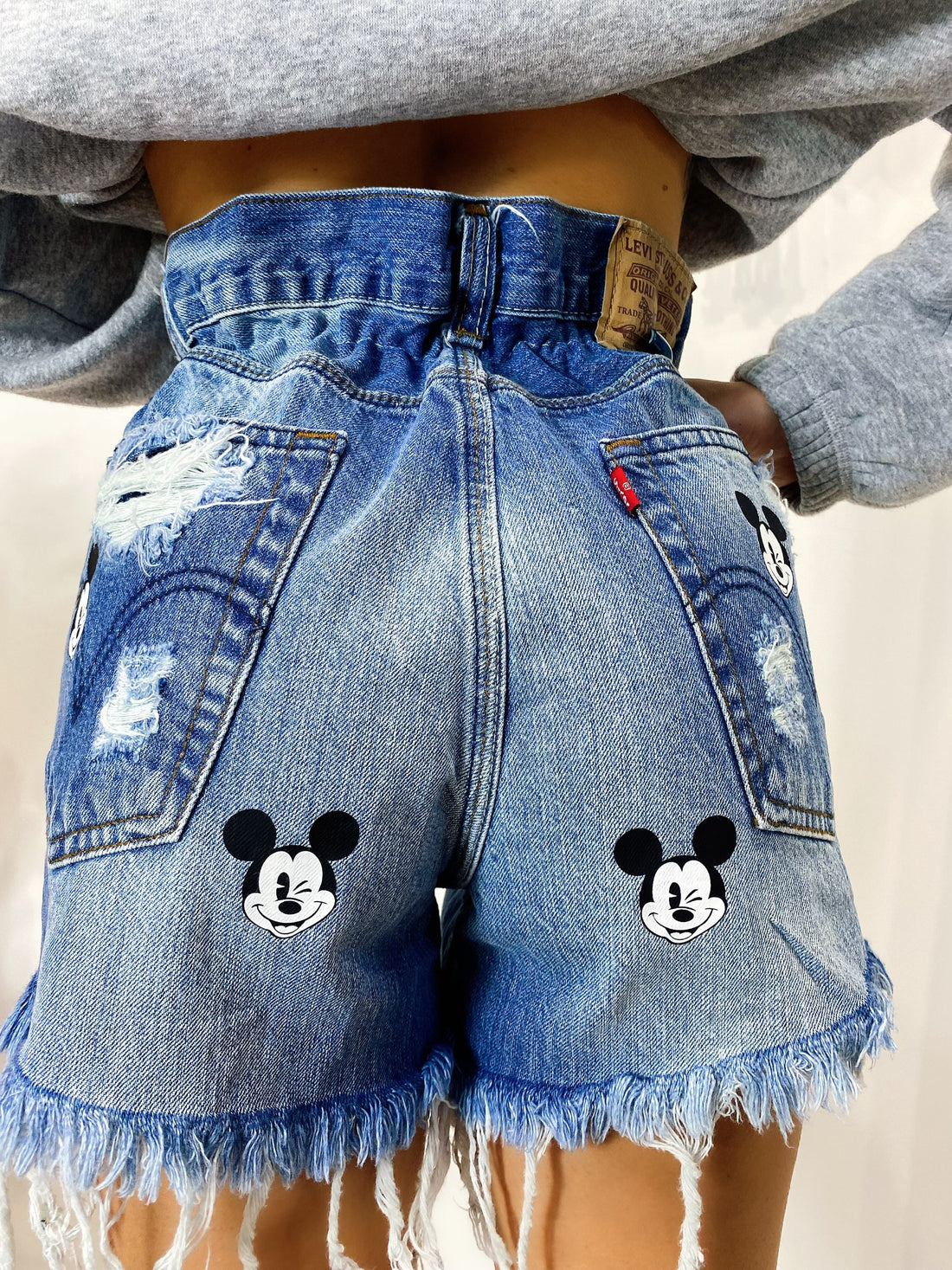 Short Levi’s Vintage con stampa topolino bagno medio - R.a. Boutique 