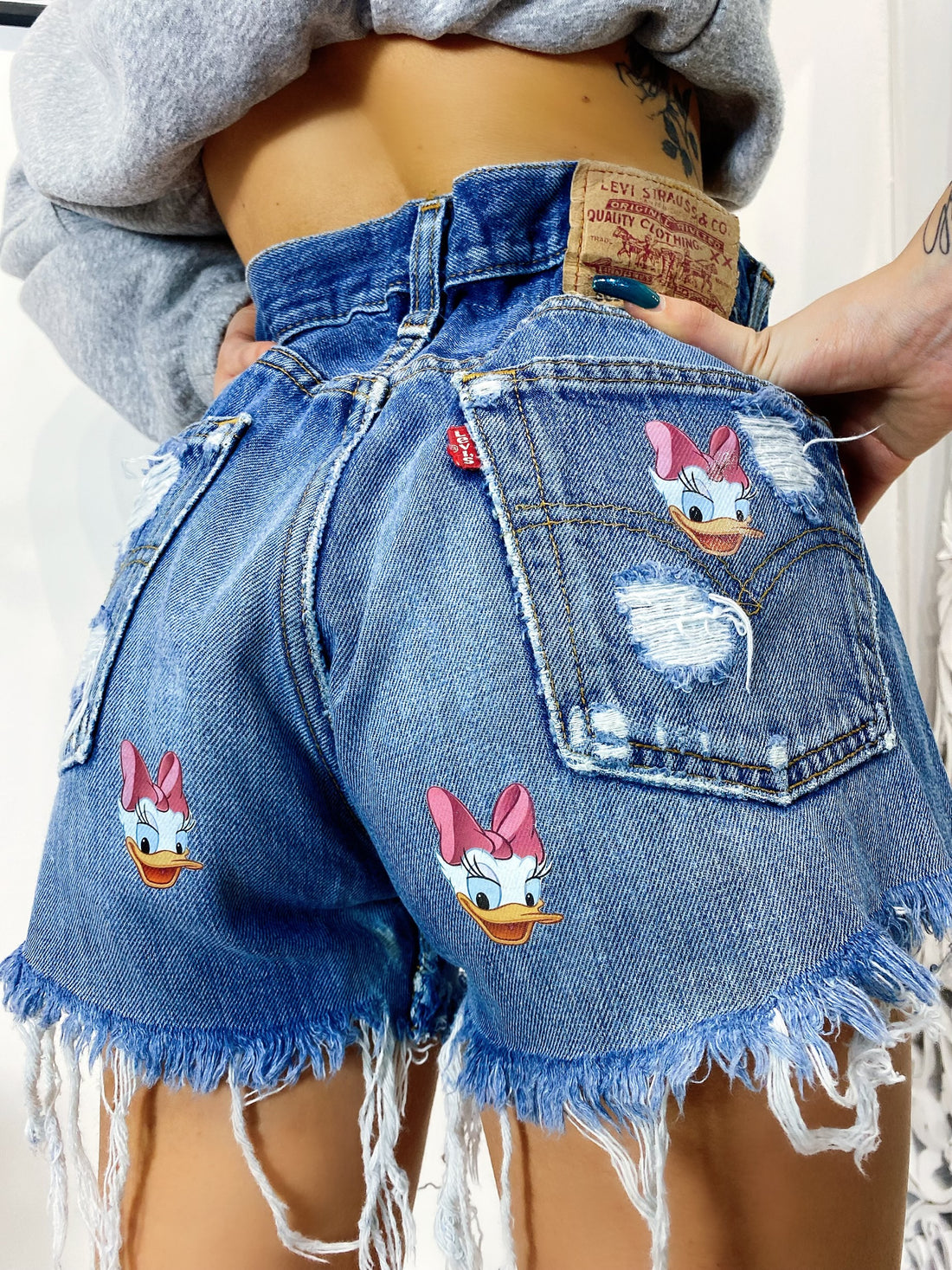 Short Levi’s Vintage con stampa Paperina bagno medio - R.a. Boutique 