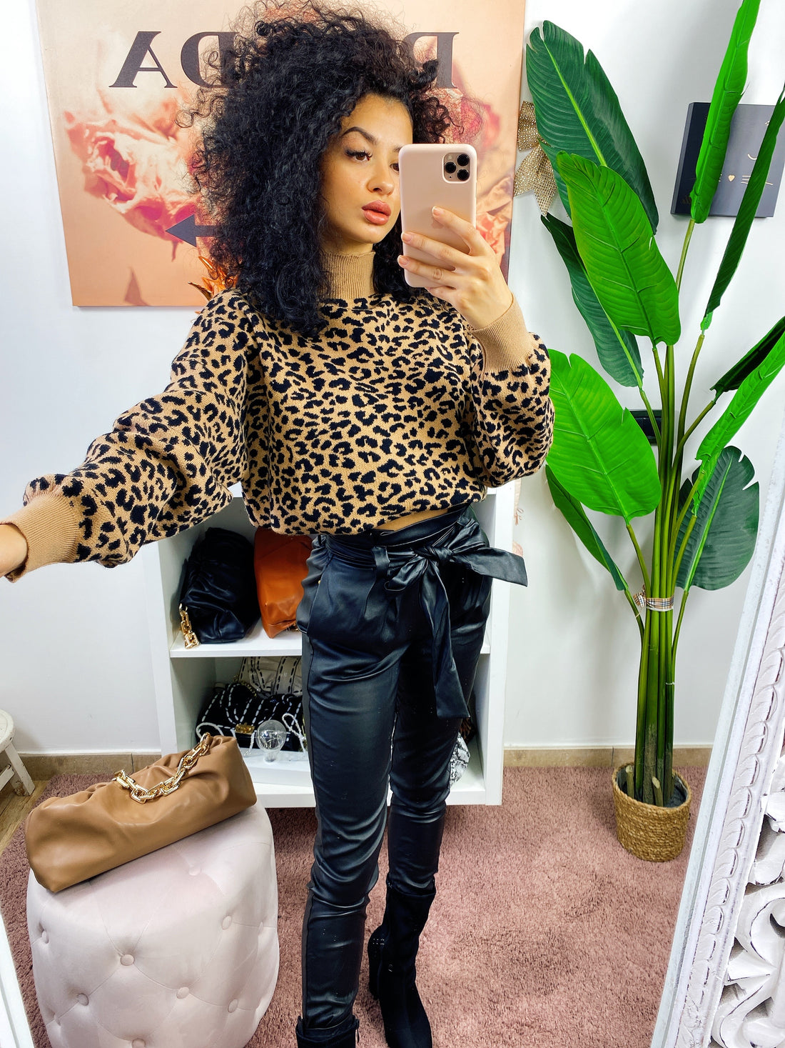 Maglione trama maculato - R.a. Boutique 