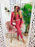 Coordinato tre pezzi fragola - R.a. Boutique 