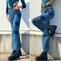 Jeans wide leg con cuori - R.a. Boutique 