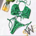 Bikini animalier verde - R.a. Boutique 