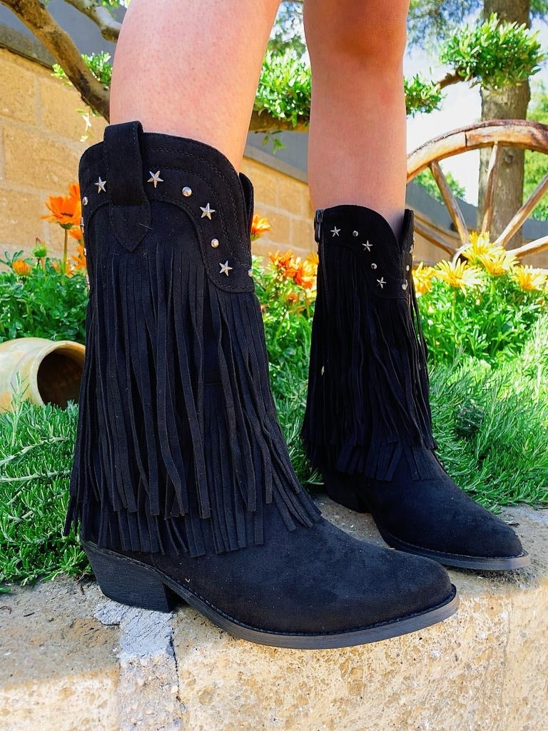 Texano con frange e stelle - R.a. Boutique 