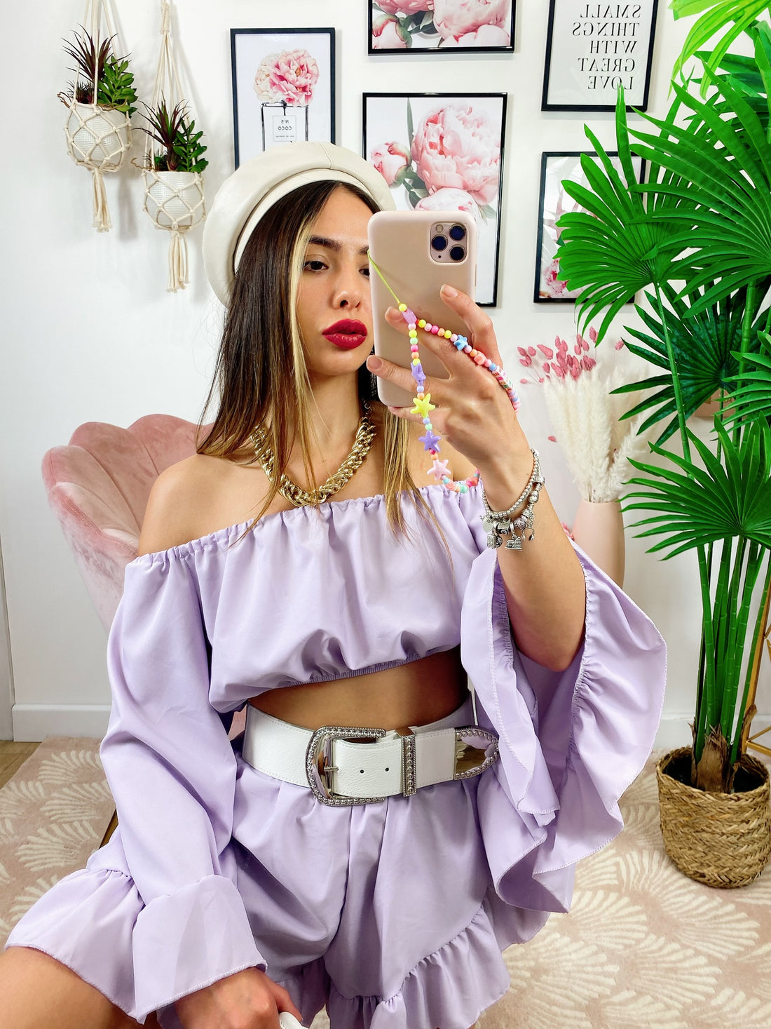 Completo due pezzi lilla - R.a. Boutique 