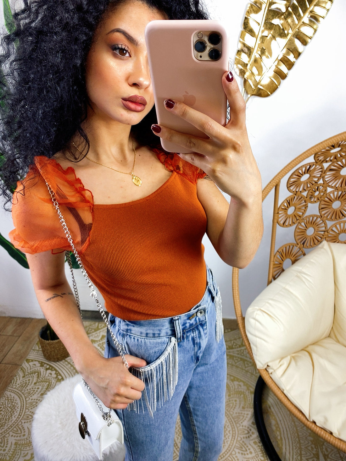 Magliettina terracotta - R.a. Boutique 