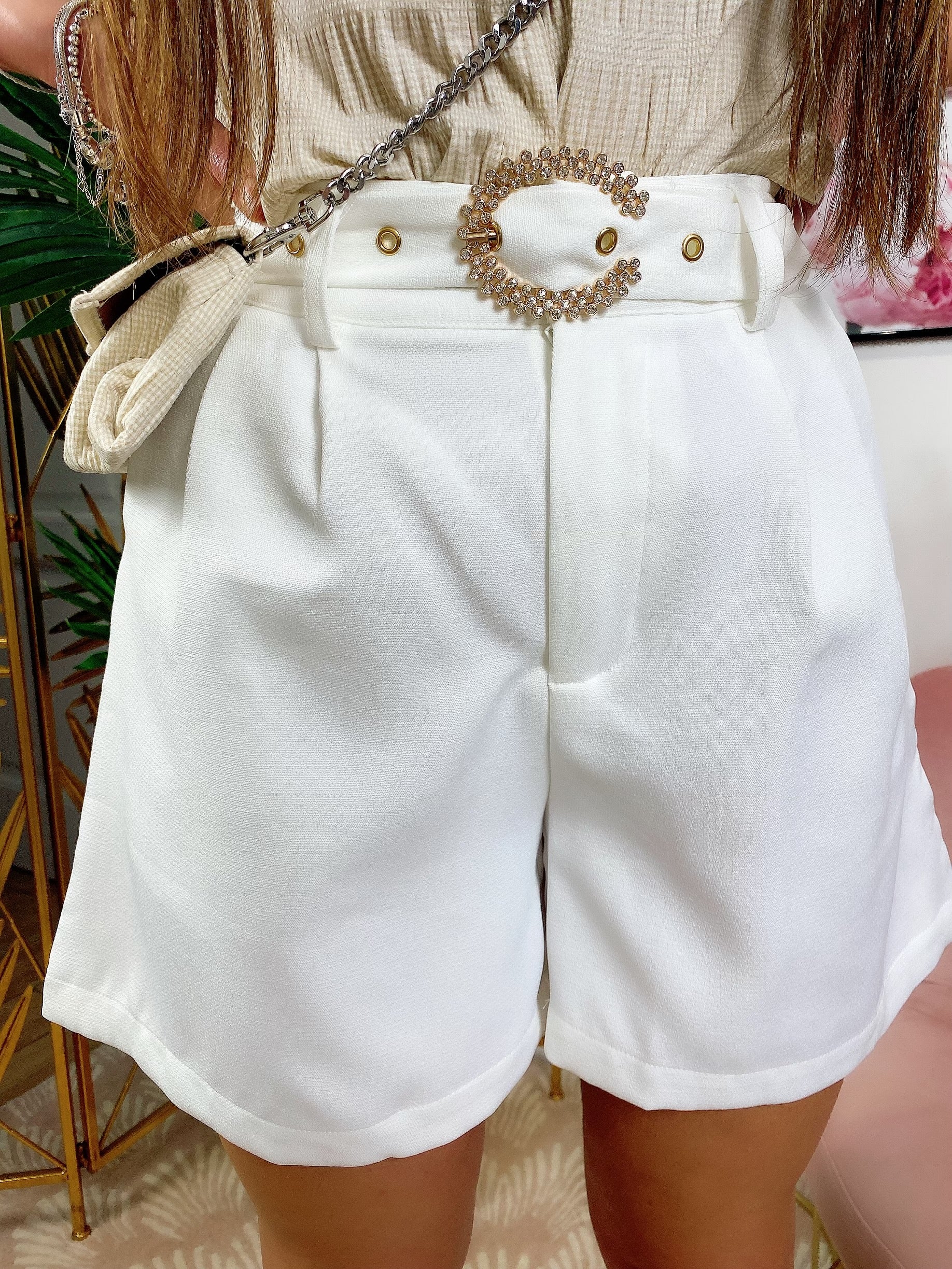 Short con cintura gioiello - R.a. Boutique 