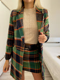 Cappotto check trama verde - R.a. Boutique 