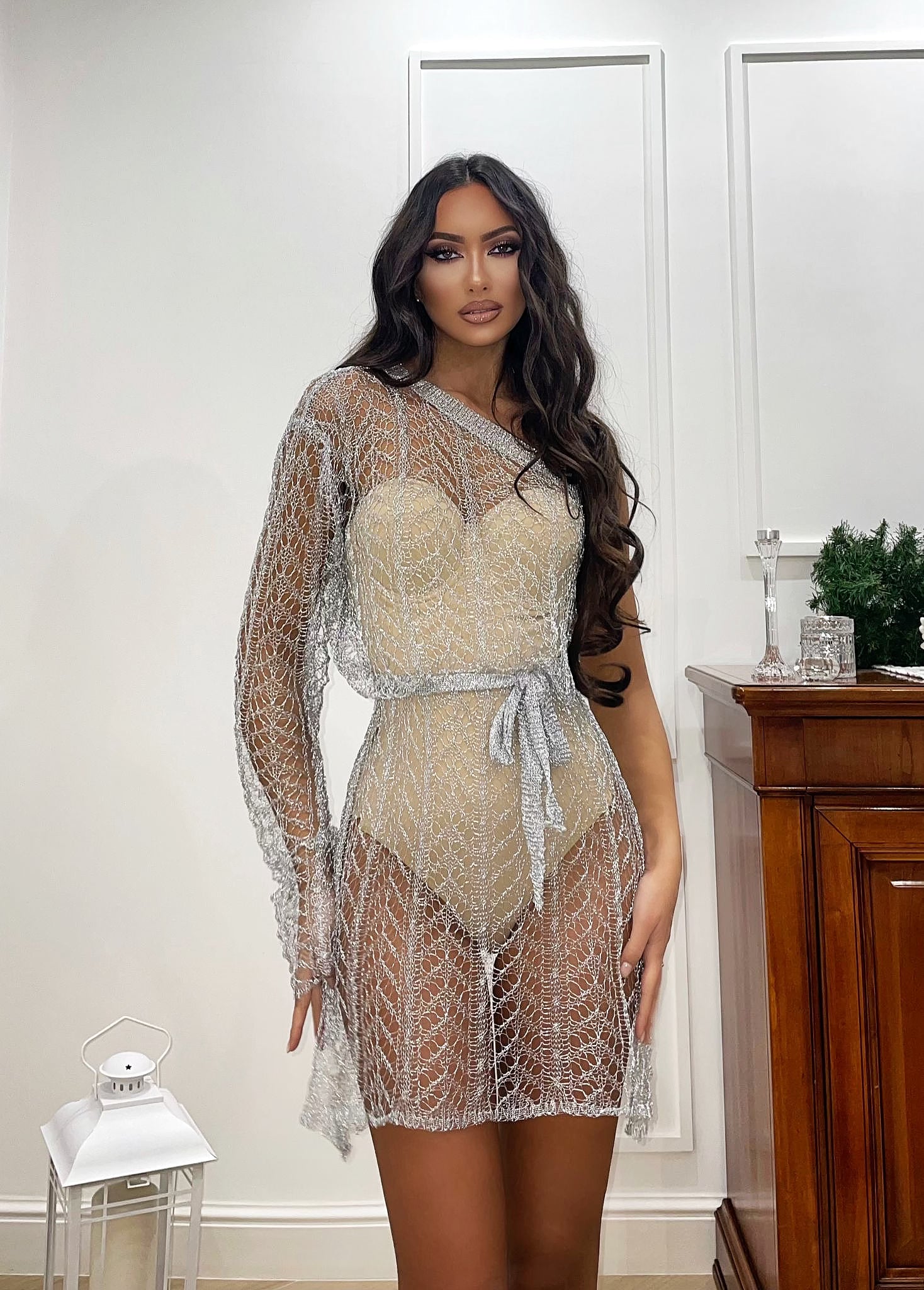 Abito shine silver - R.a. Boutique 