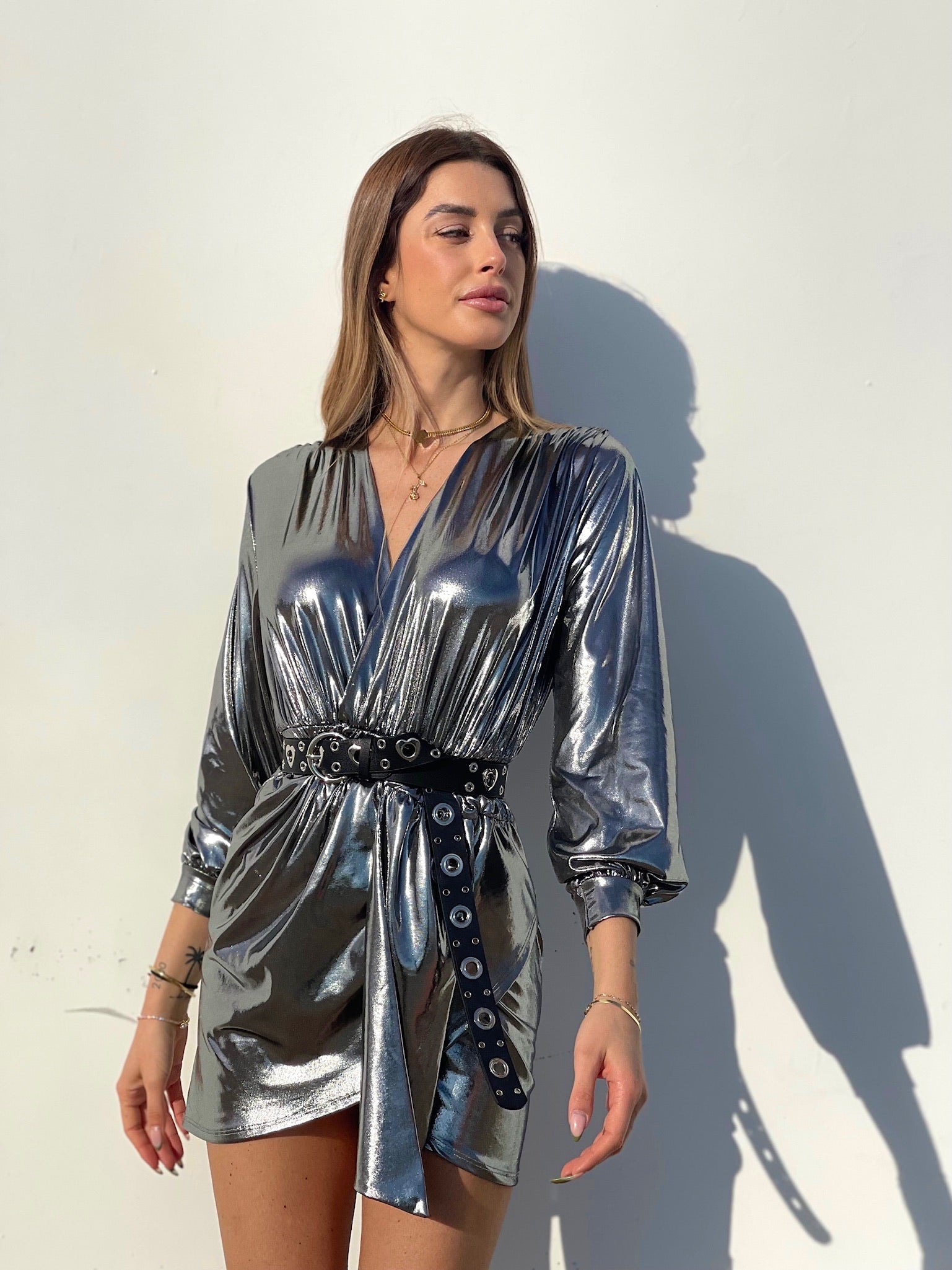 Abito glam night silver - R.a. Boutique 