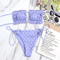 Bikini lilla a pois - R.a. Boutique 