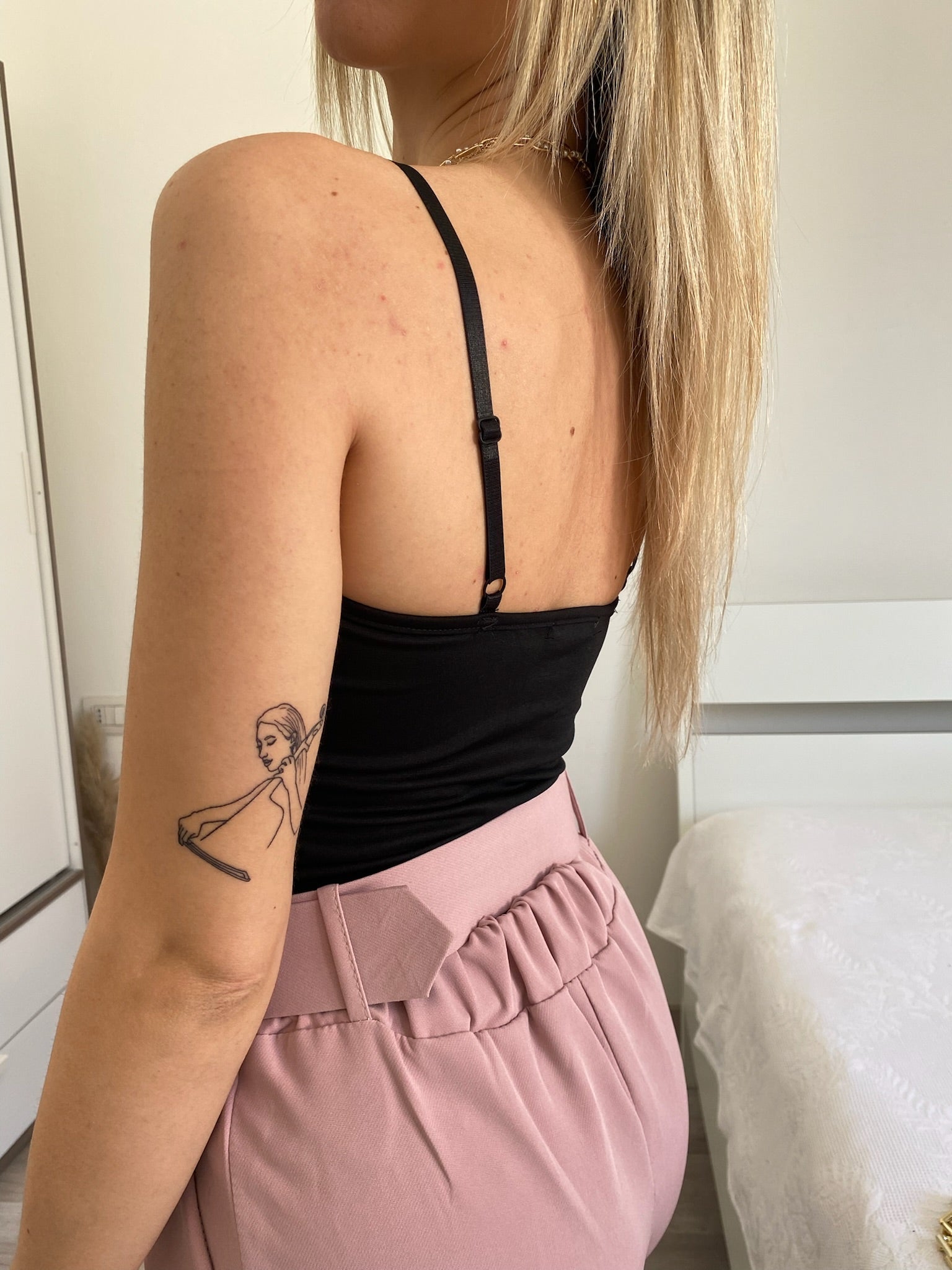 Completo giacca e Short cipria - R.a. Boutique 