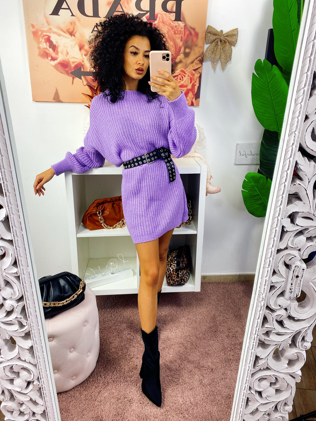 Abito in maglia Lilla - R.a. Boutique 