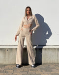 Completo top e pantalone beige - R.a. Boutique 