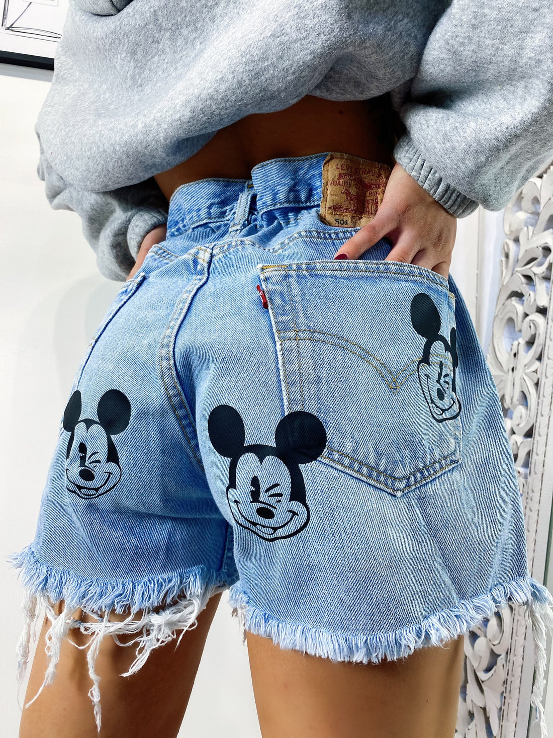 Short Levi’s Vintage bagno chiaro con stampe - R.a. Boutique 