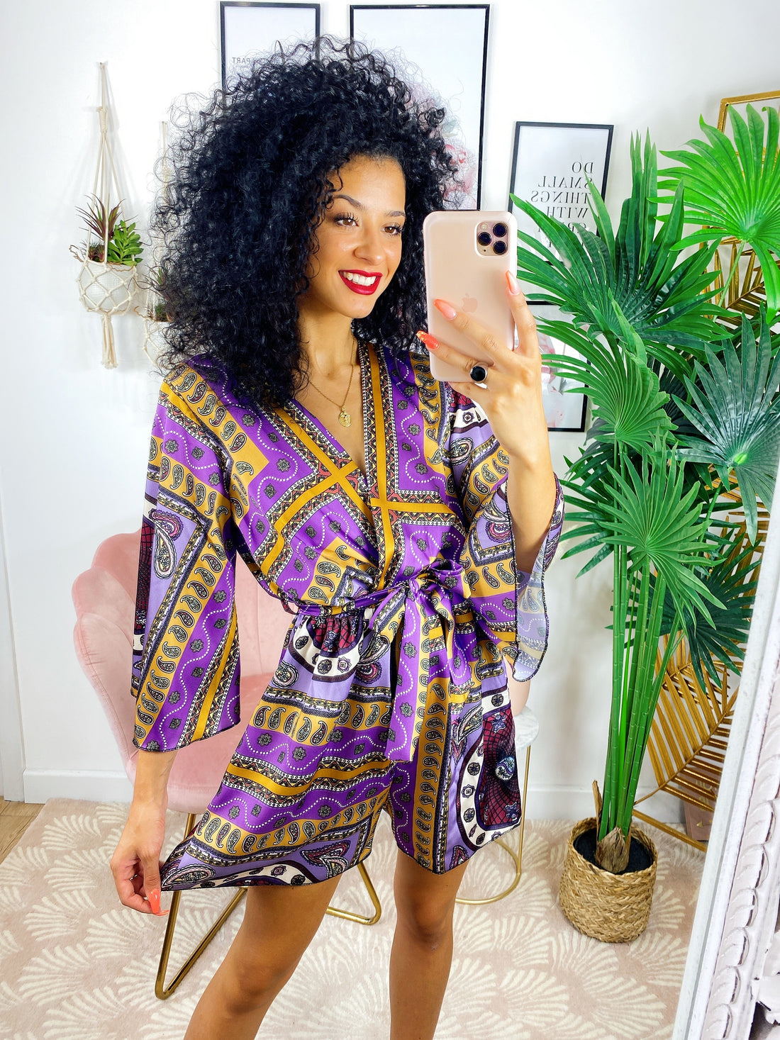 Tutina a kimono lilla - R.a. Boutique 