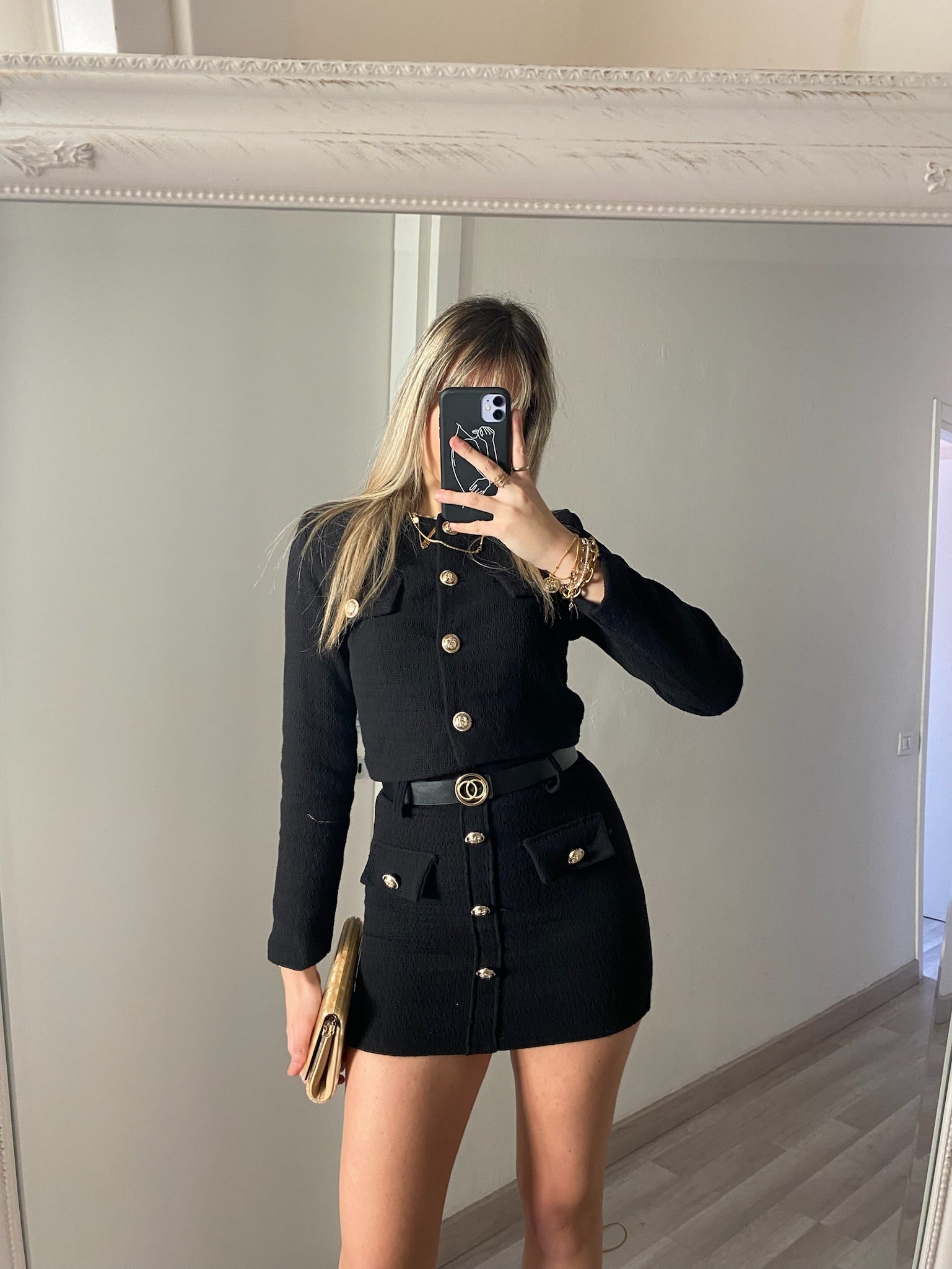 Completo giacca e gonna in tweed - R.a. Boutique 