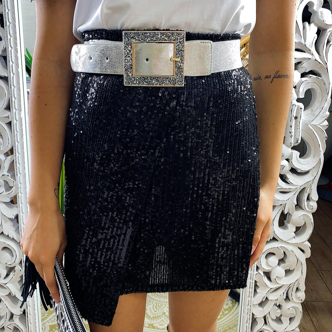 Gonna con paillettes - R.a. Boutique 