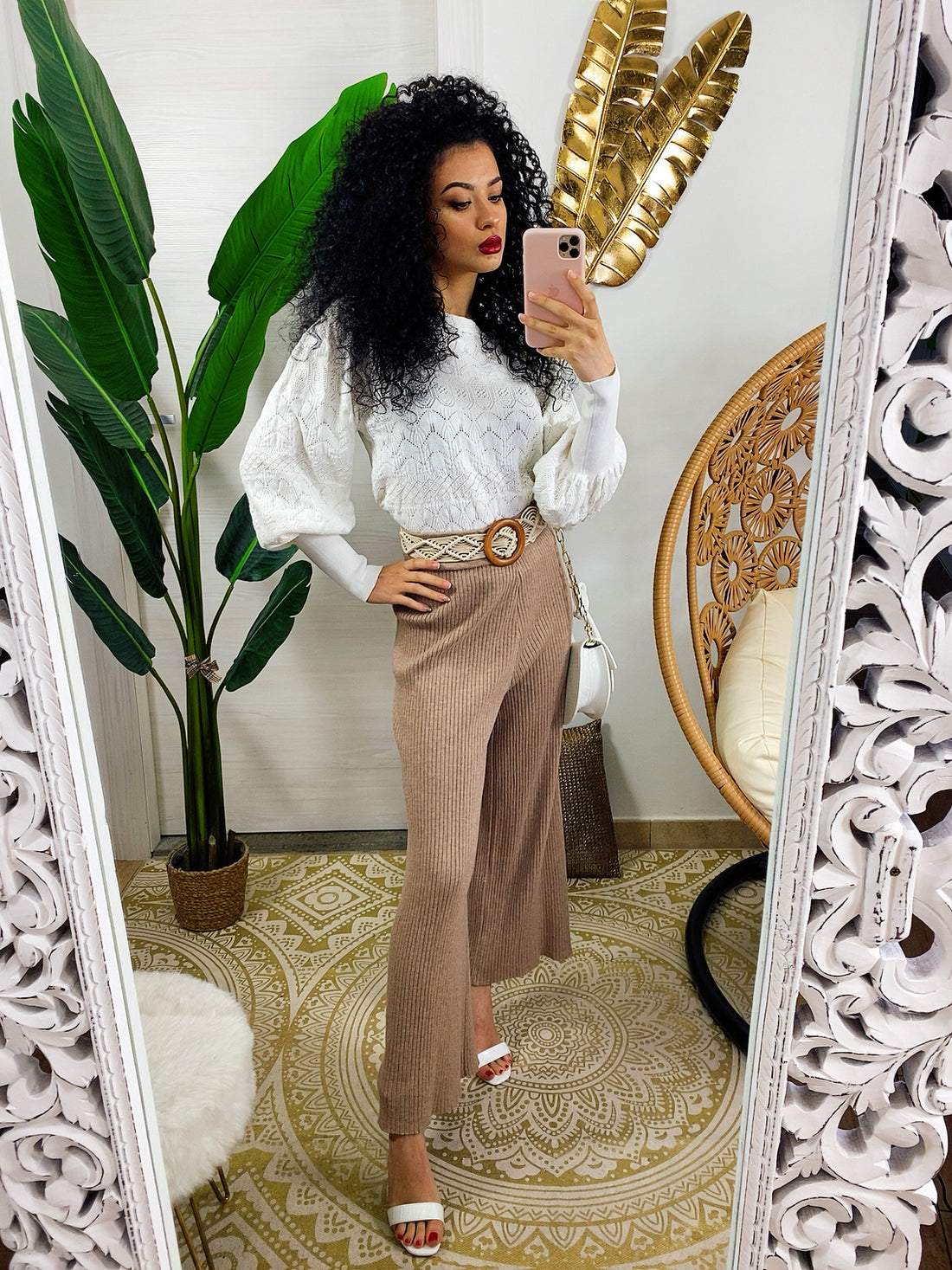 Pantalone con bottoni - R.a. Boutique 