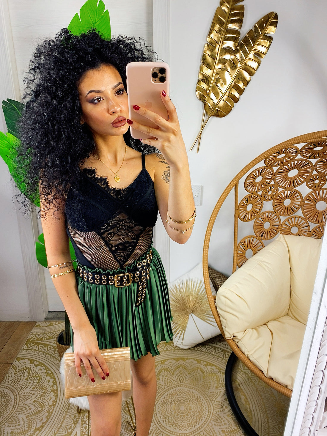 Body in pizzo nero - R.a. Boutique 